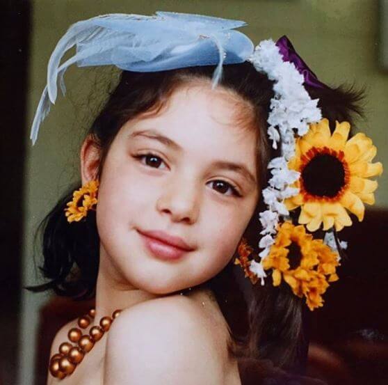 Faysal Sekkouah's wife, Shade Zahrai, during her childhood.